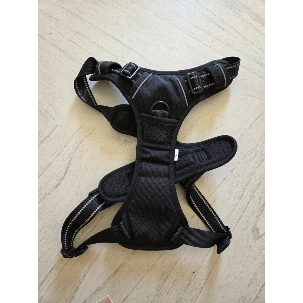 rabbitgoo Dog Harness with 2 Leash Clips No-Pull Reflective Vest for Large Dogs